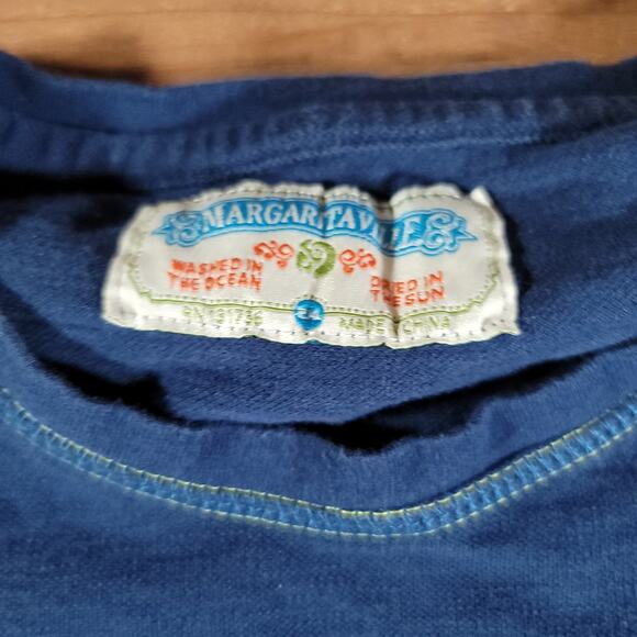 Blue with Green Margaritaville T-Shirt size 2XL - Picture 2 of 7